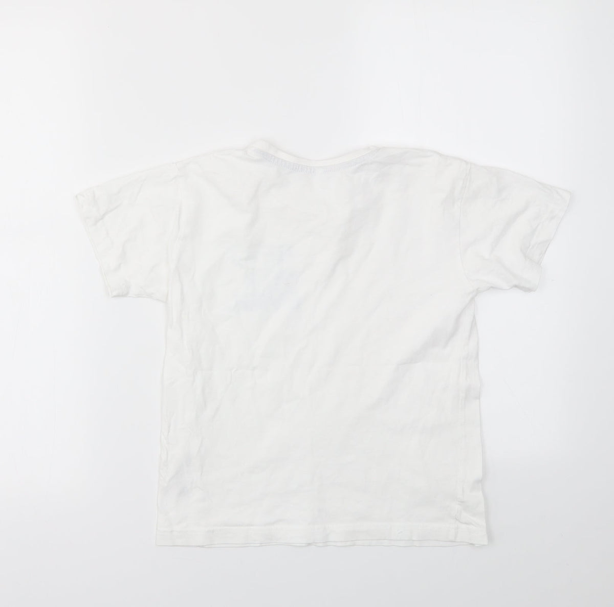 SG Boys White   Basic T-Shirt Size 7-8 Years
