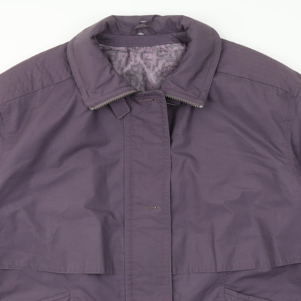 Preworn Womens Purple   Jacket Coat Size 8