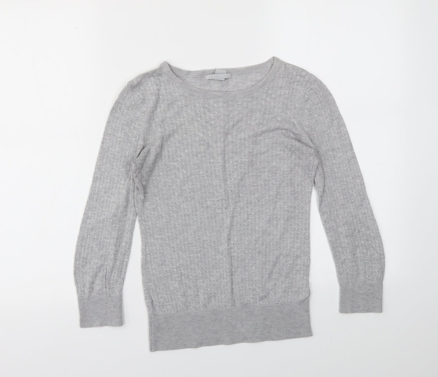 H&M Girls Grey   Pullover Jumper Size XS