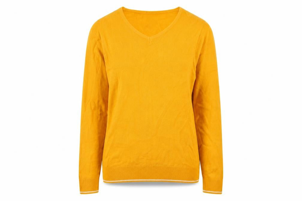 Globus Womens Yellow   Pullover Jumper Size L