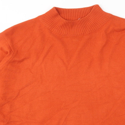 Preloved ISLE Womens Orange   Pullover Jumper Size XL - Detail