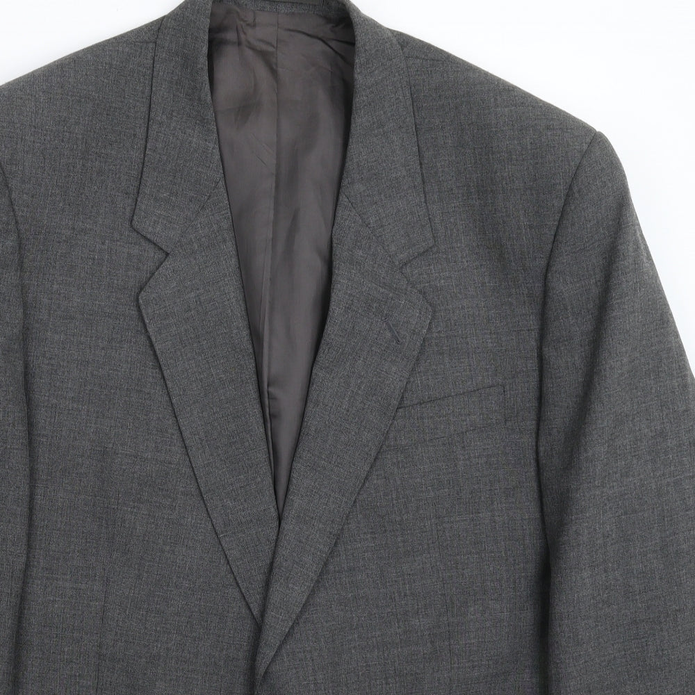 Varteks Mens Grey   Jacket Suit Jacket Size 44