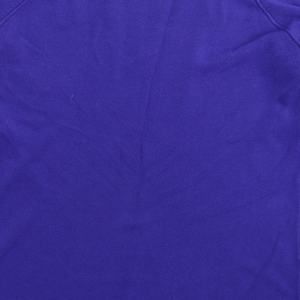 George Womens Blue  Knit Pullover Jumper Size 12