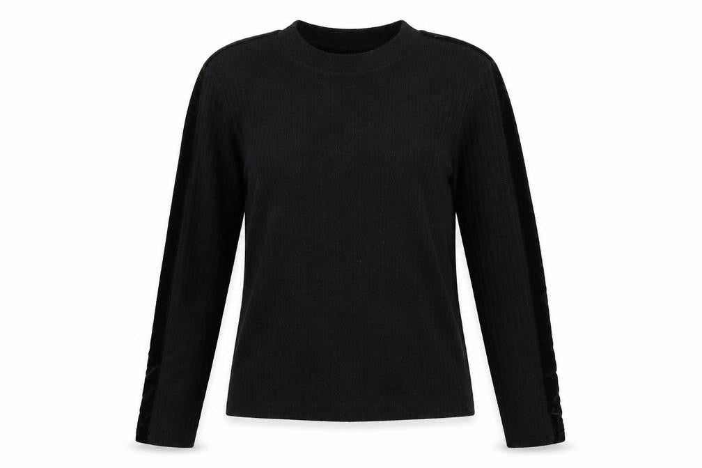 JDY Womens Black  Knit Pullover Jumper Size S