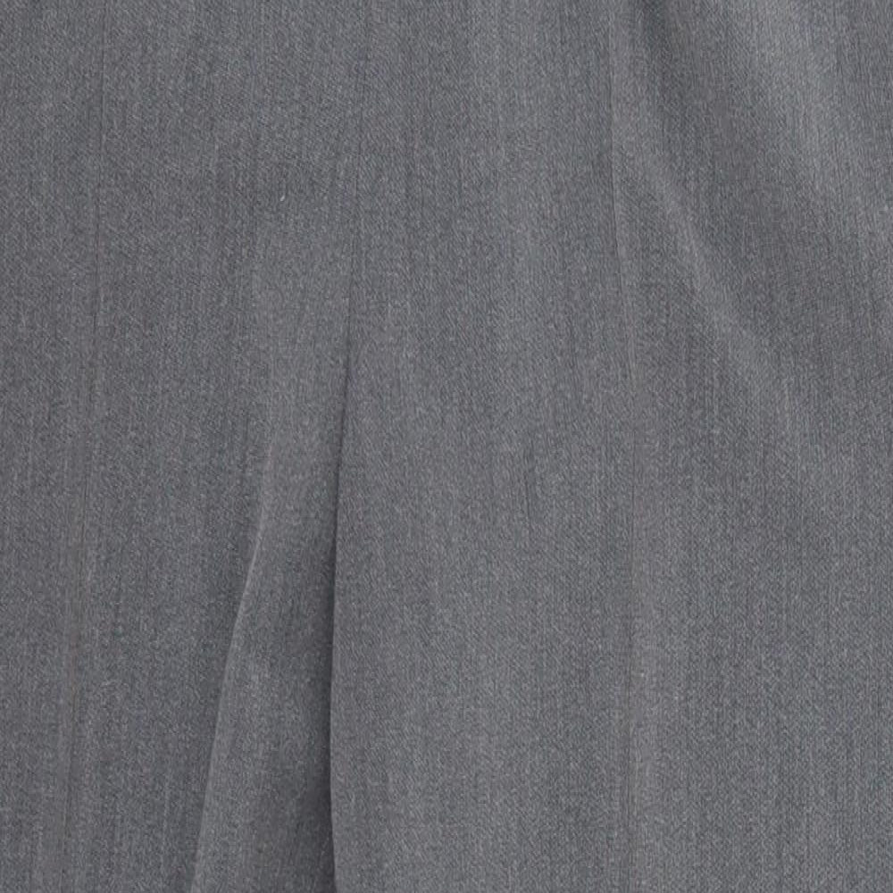 bm Collection Womens Grey   Trousers  Size 12 L22 in