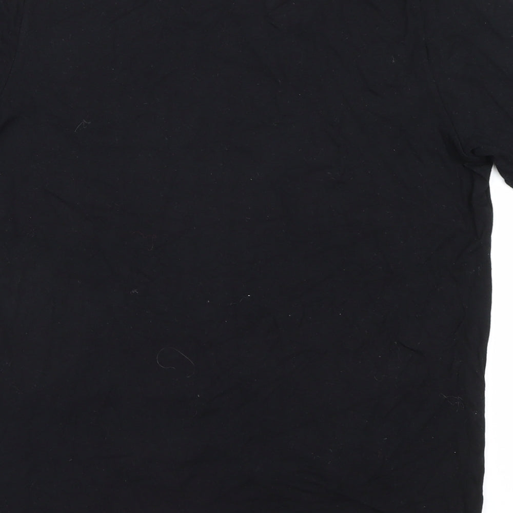 Boohoo Womens Black   Basic T-Shirt Size 12
