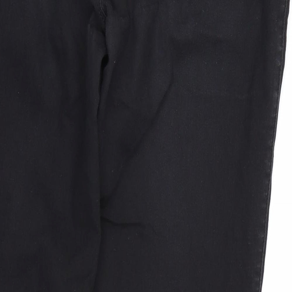 Denim co Womens Black  Denim Jegging Jeans Size 12 L28 in