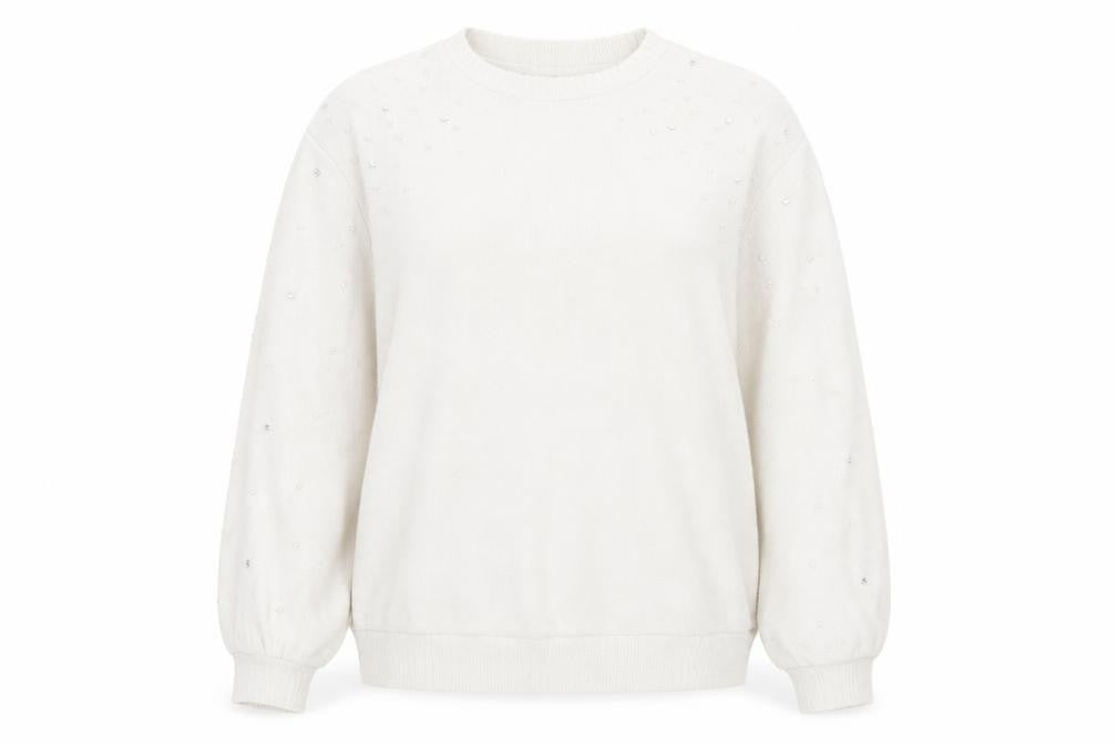 F&F Womens White   Pullover Jumper Size 14