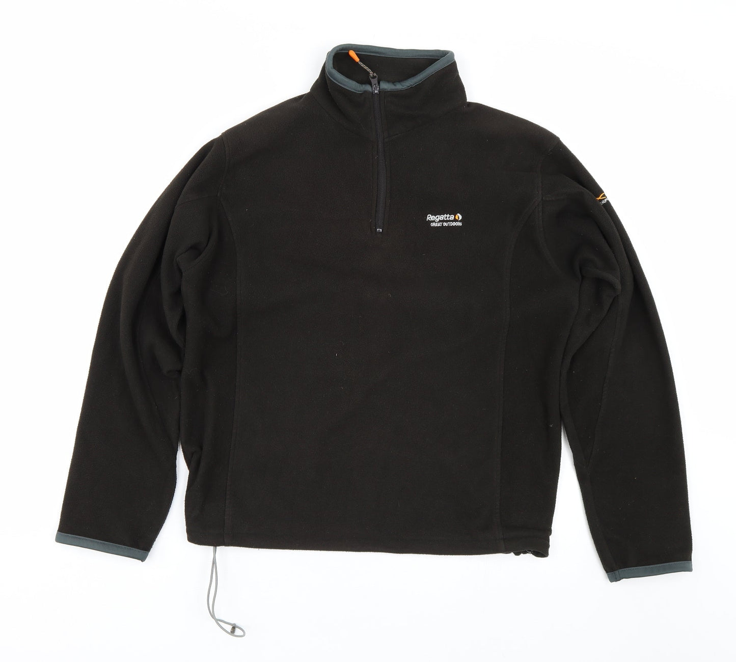 Regetta Womens Black  Fleece Pullover Sweatshirt Size M