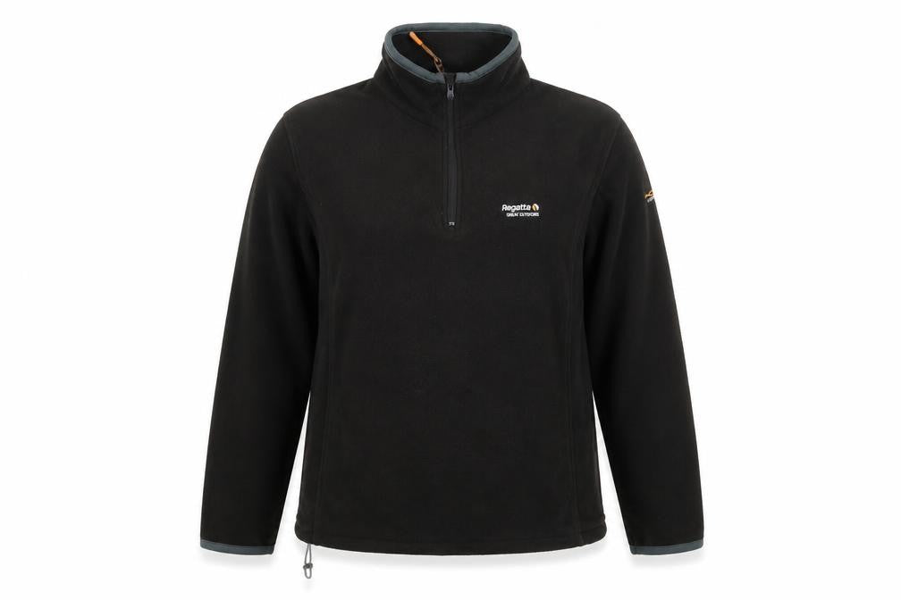 Regetta Womens Black  Fleece Pullover Sweatshirt Size M