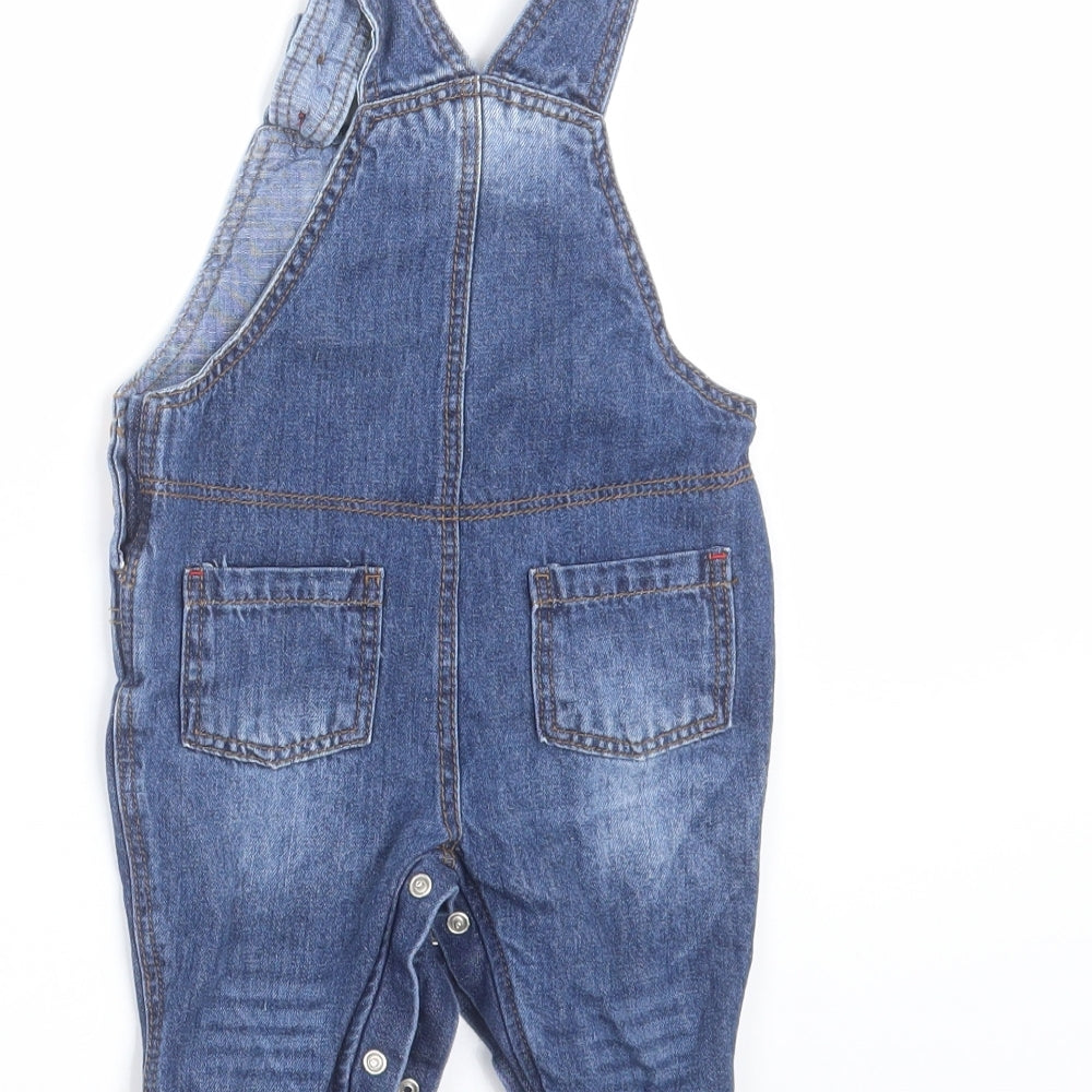 George Baby Blue   Dungaree Outfit/Set Size 3-6 Months