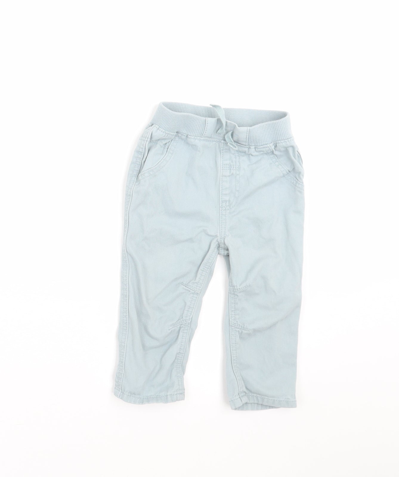 George Baby Green    Trousers Size 9-12 Months  - jogger waist