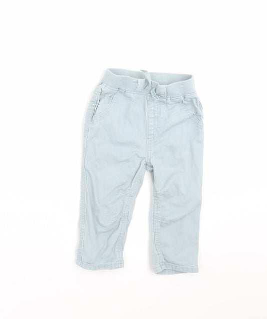 George Baby Green    Trousers Size 9-12 Months  - jogger waist
