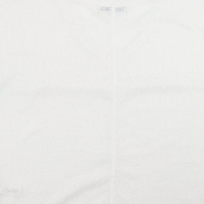 Next Womens White  Knit Pullover Jumper Size 12  - beaded