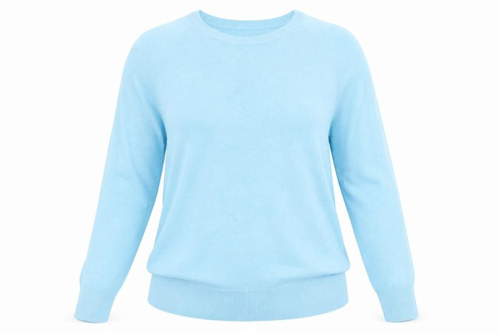 Sfera Womens Blue  Knit Pullover Jumper Size XL
