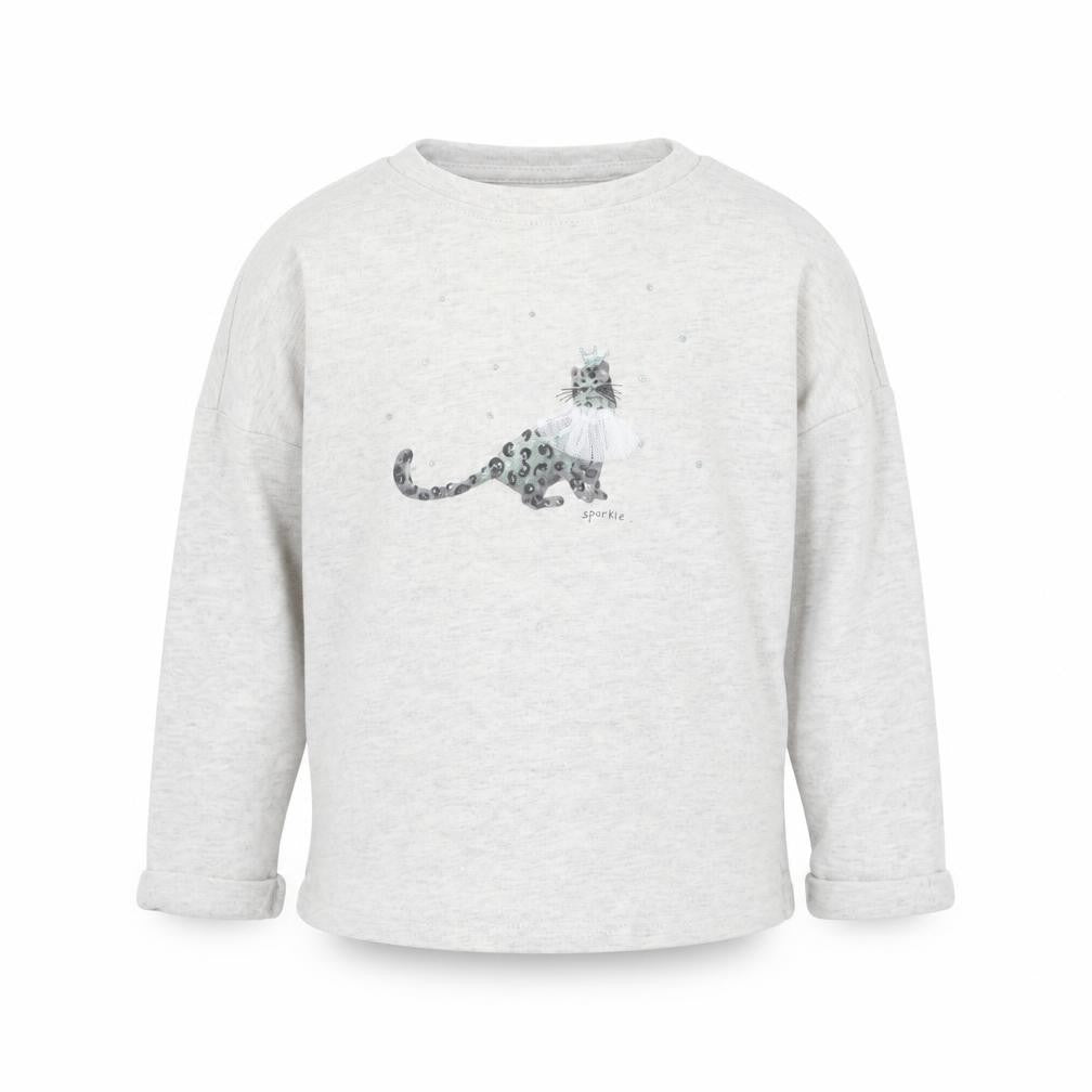 NEXT Girls Grey Solid  Top Pyjama Top Size 3 Years  - cat