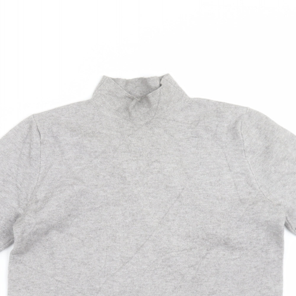 Zara Womens Grey  Knit Pullover Jumper Size L