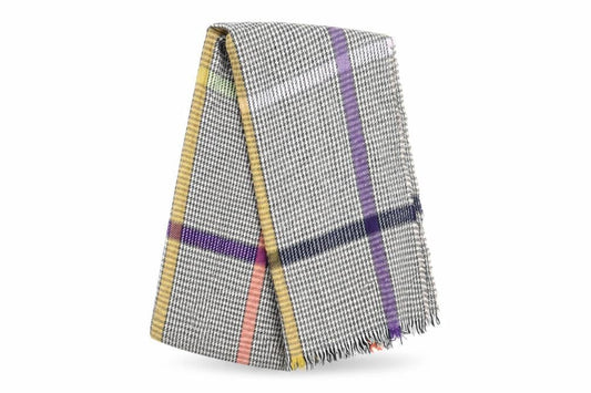 Preworn Womens Multicoloured Houndstooth   Shawl/Wrap
