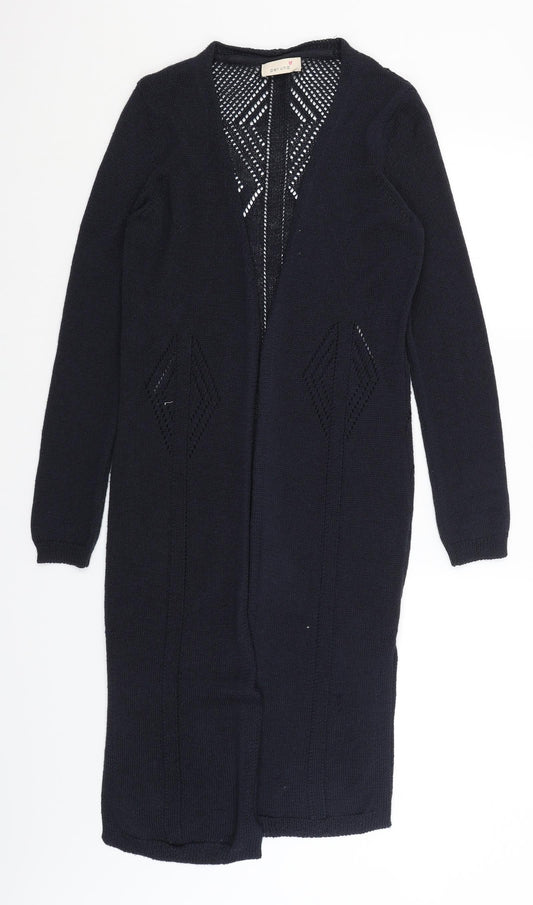 Per Una Womens Blue   Shrug Jumper Size 8