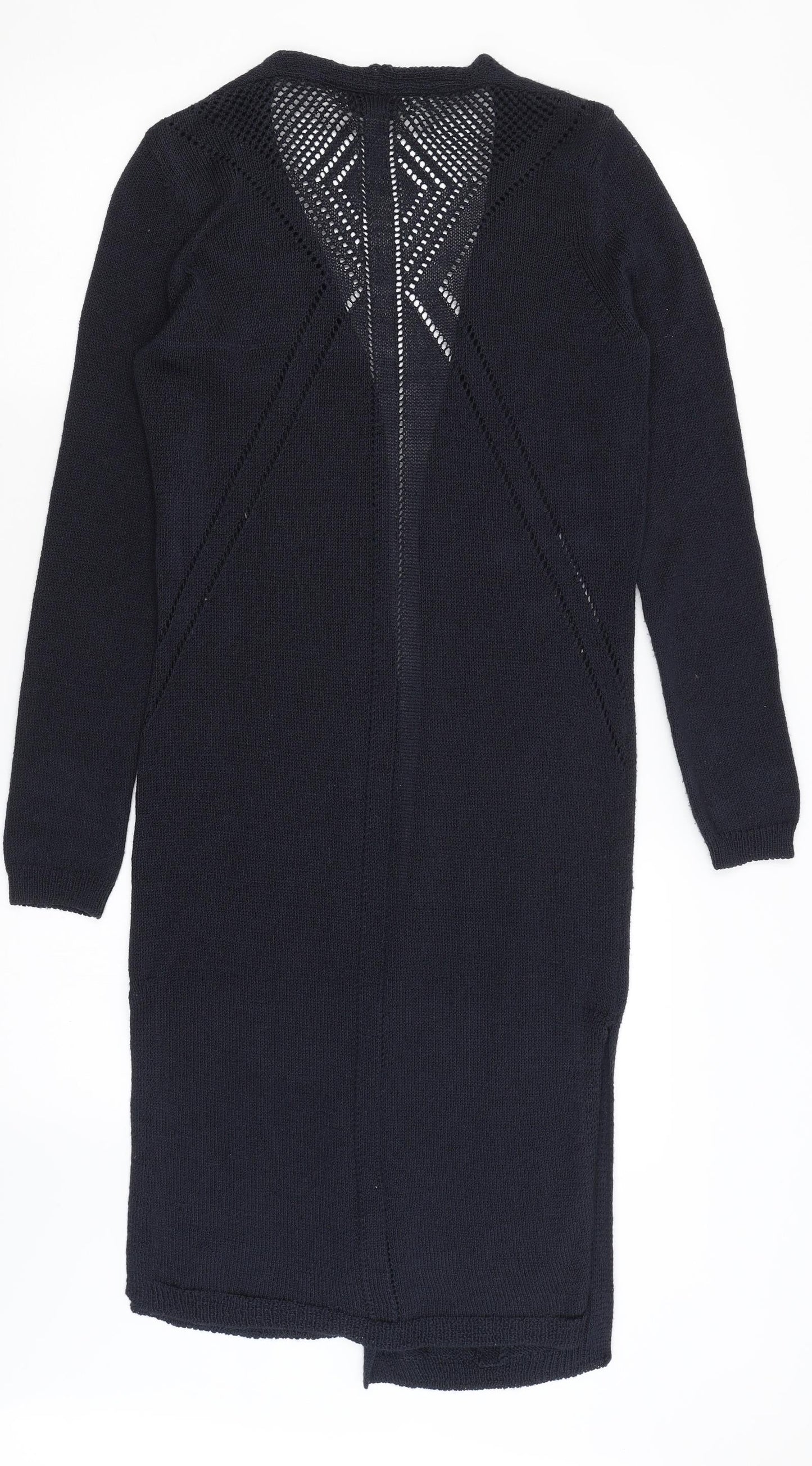 Per Una Womens Blue   Shrug Jumper Size 8