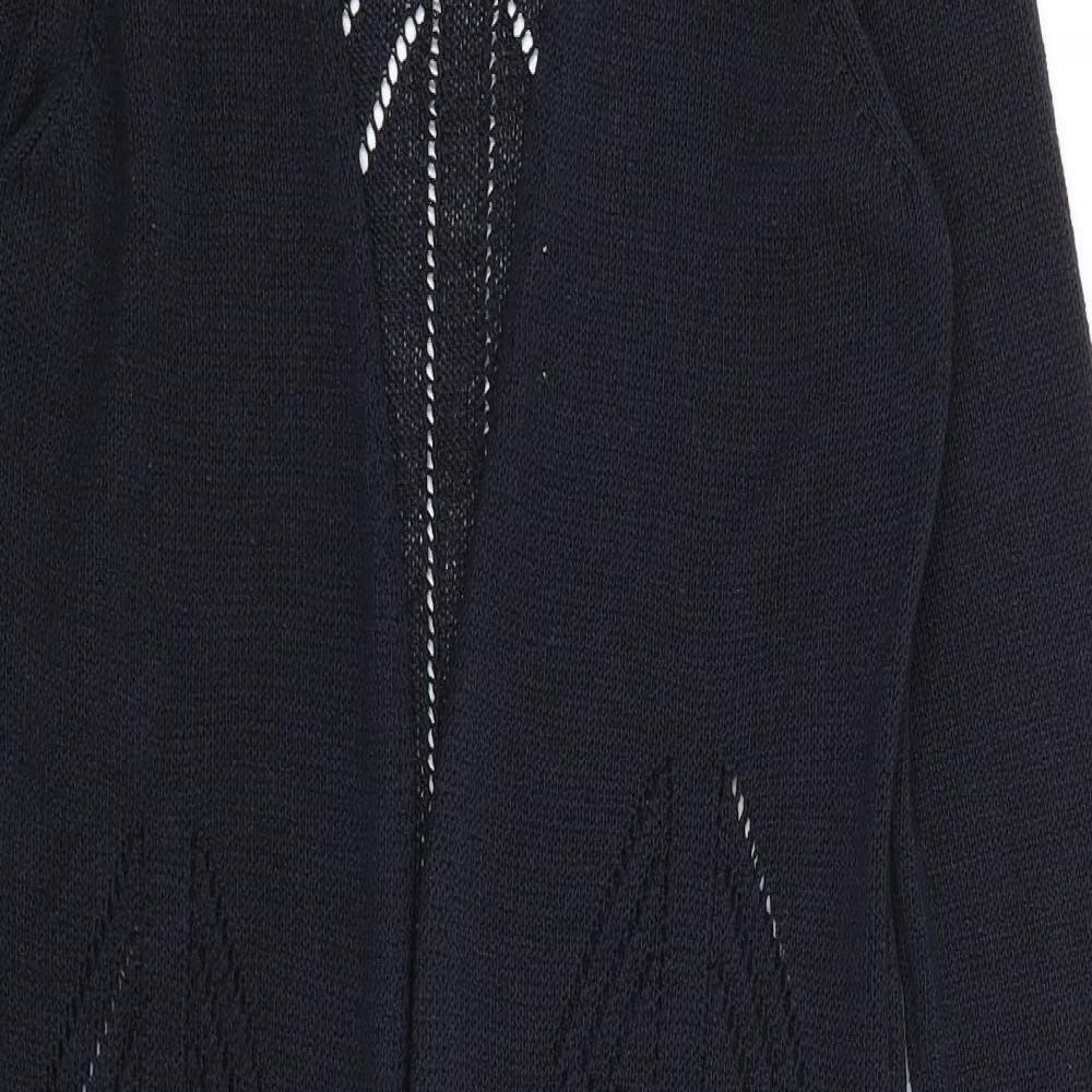 Per Una Womens Blue   Shrug Jumper Size 8