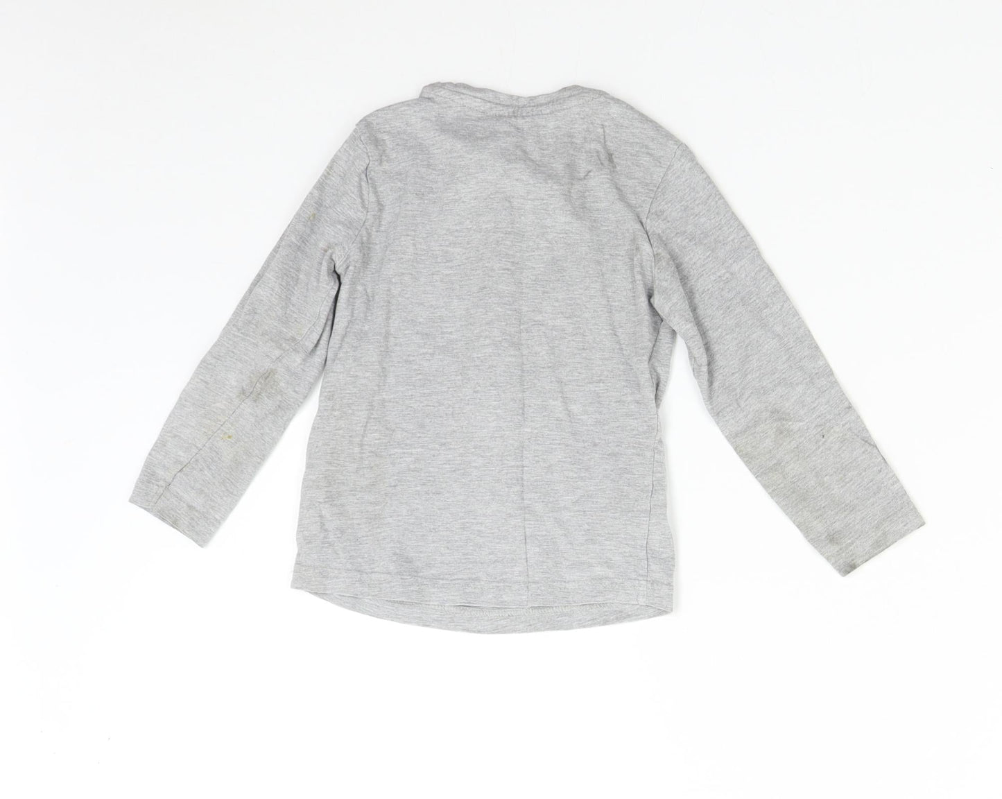 TU Baby Grey   Basic T-Shirt Size 3-6 Months  - Christmas Rudolph