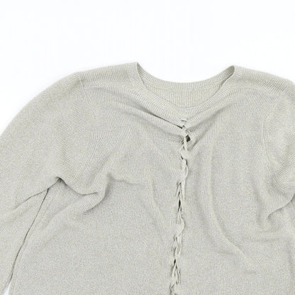 Marks & Spencer Womens Gold   Pullover Jumper Size 12