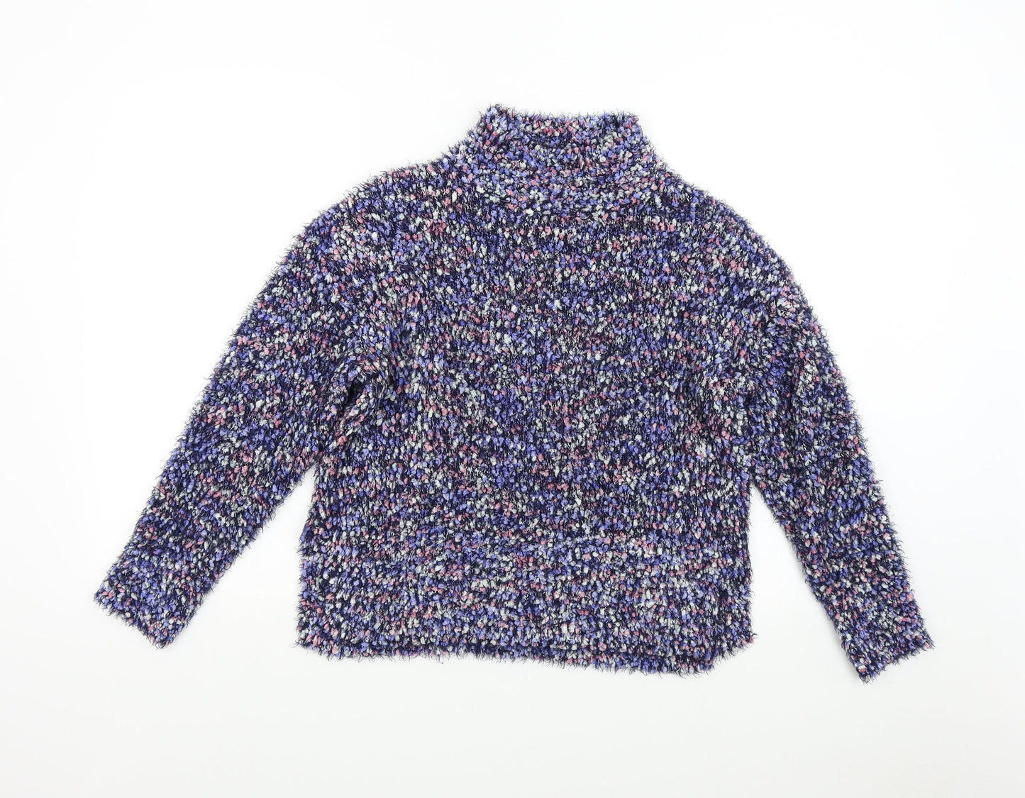 Nutmeg Womens Blue  Knit Pullover Jumper Size 8