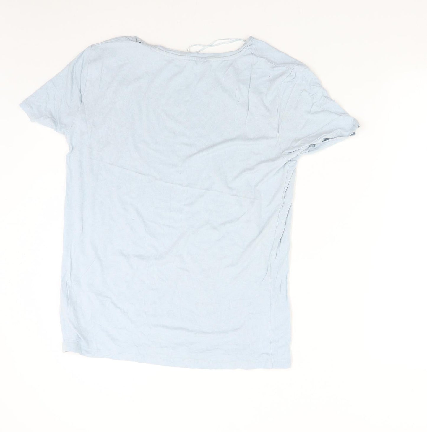 TU Womens Blue   Basic T-Shirt Size 10  - More Love