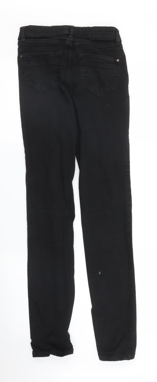 George Womens Black  Denim Skinny Jeans Size 10 L29 in