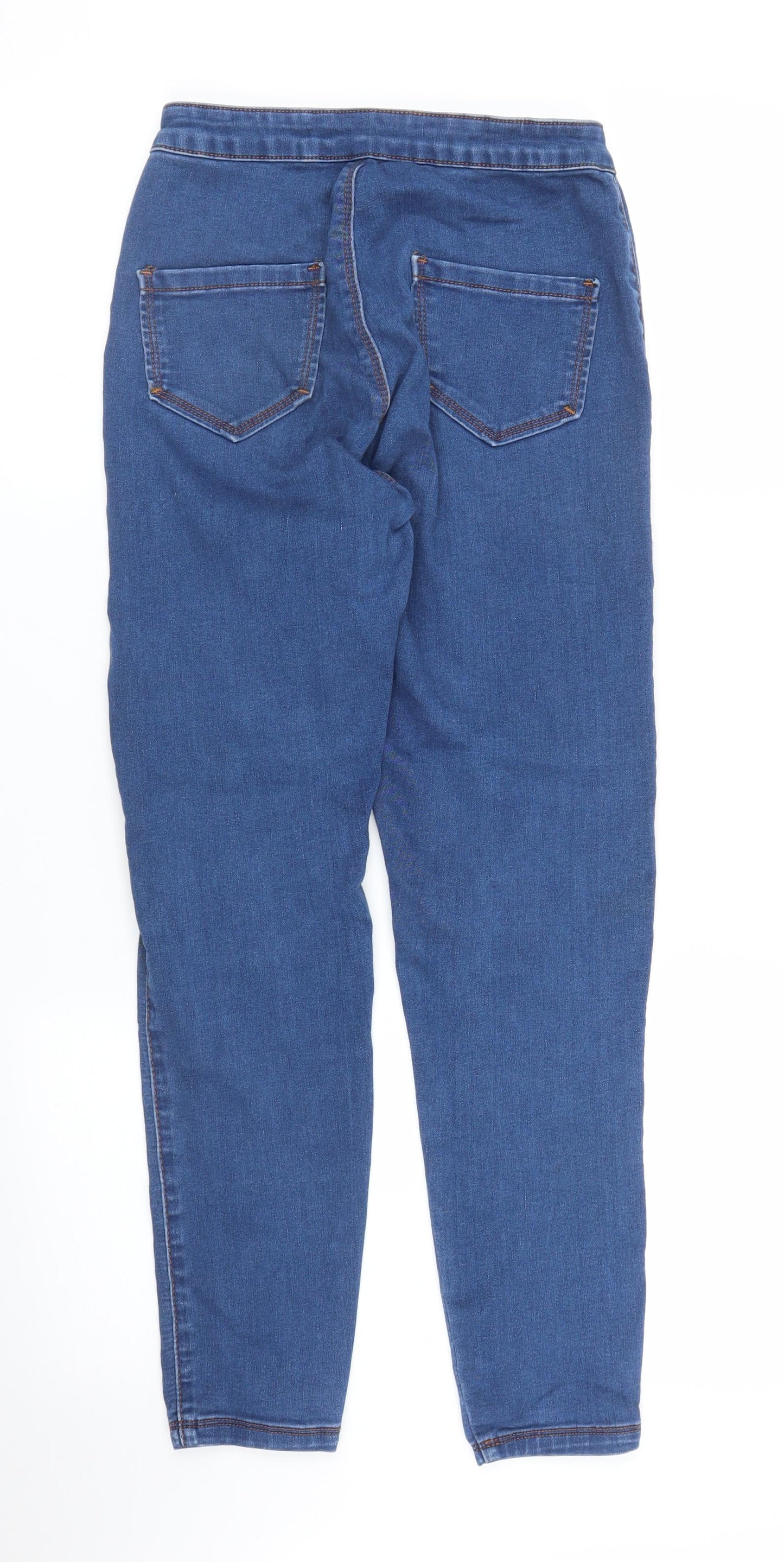 Missguided Womens Blue  Denim Jegging Jeans Size 8 L27 in
