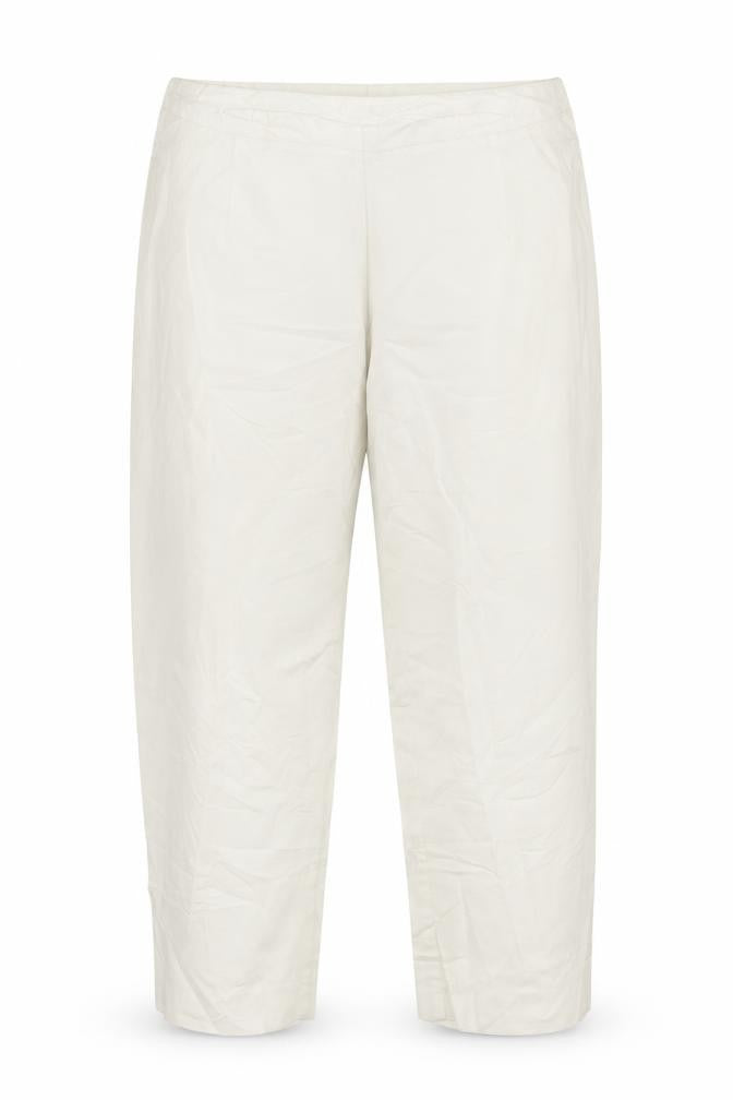 Preworn Womens Ivory   Pedal Pusher Trousers Size 38 in L22 in