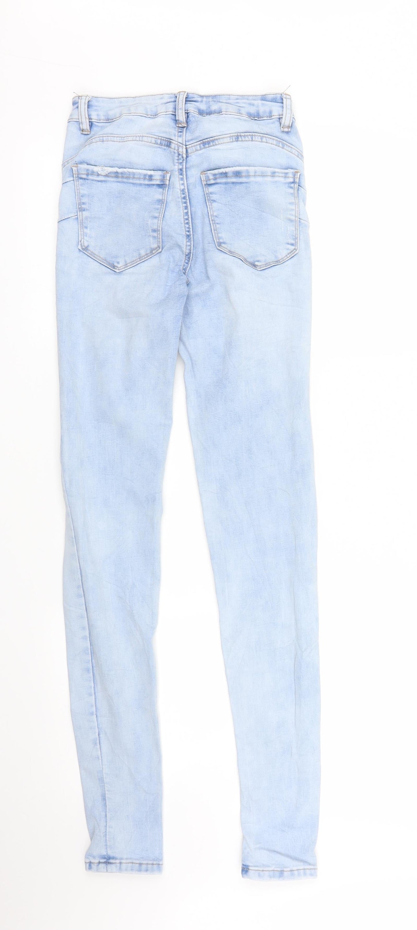 Laulia Womens Blue  Denim Skinny Jeans Size S L29 in