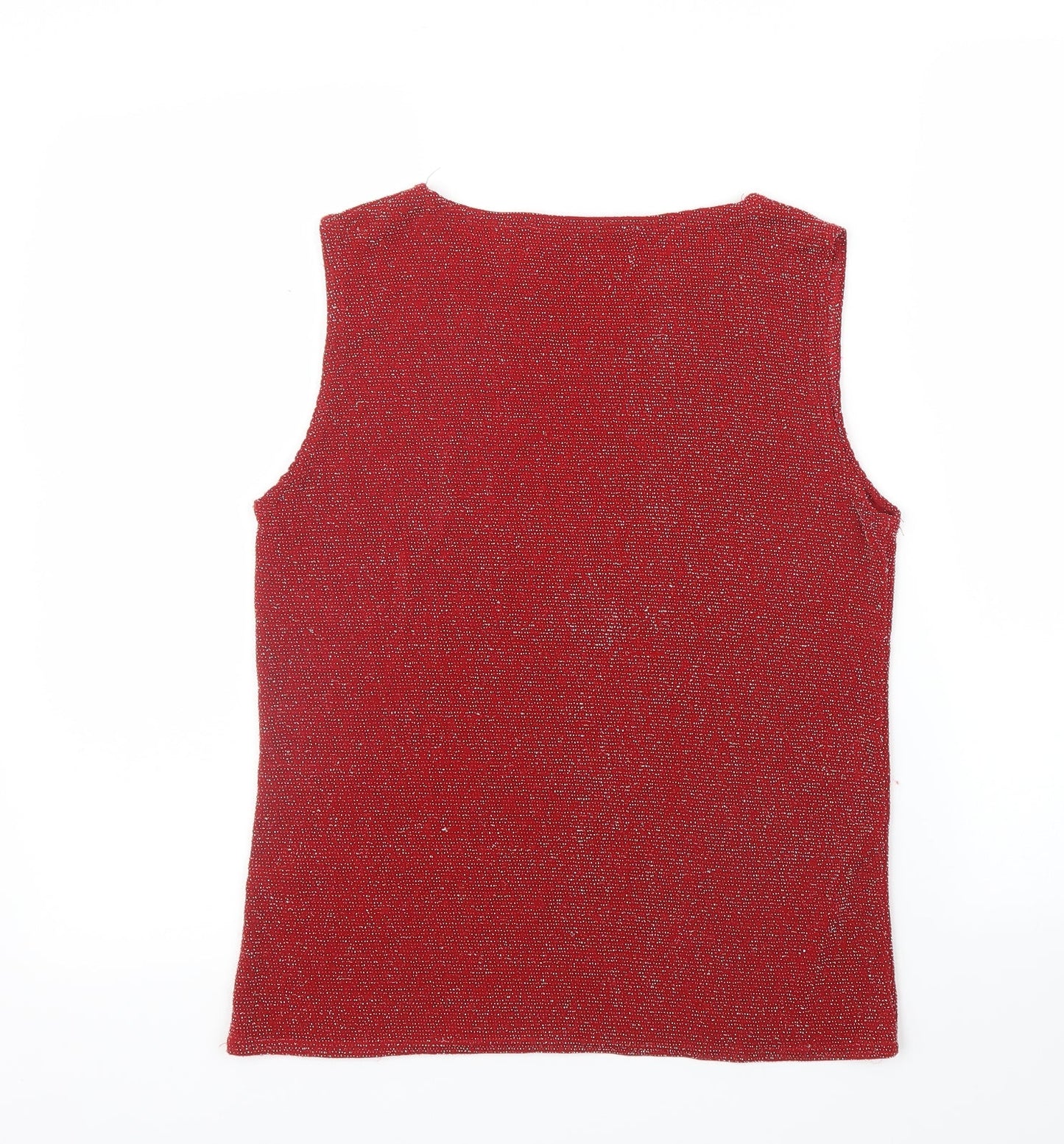 Eternal Womens Red   Basic Blouse Size 12
