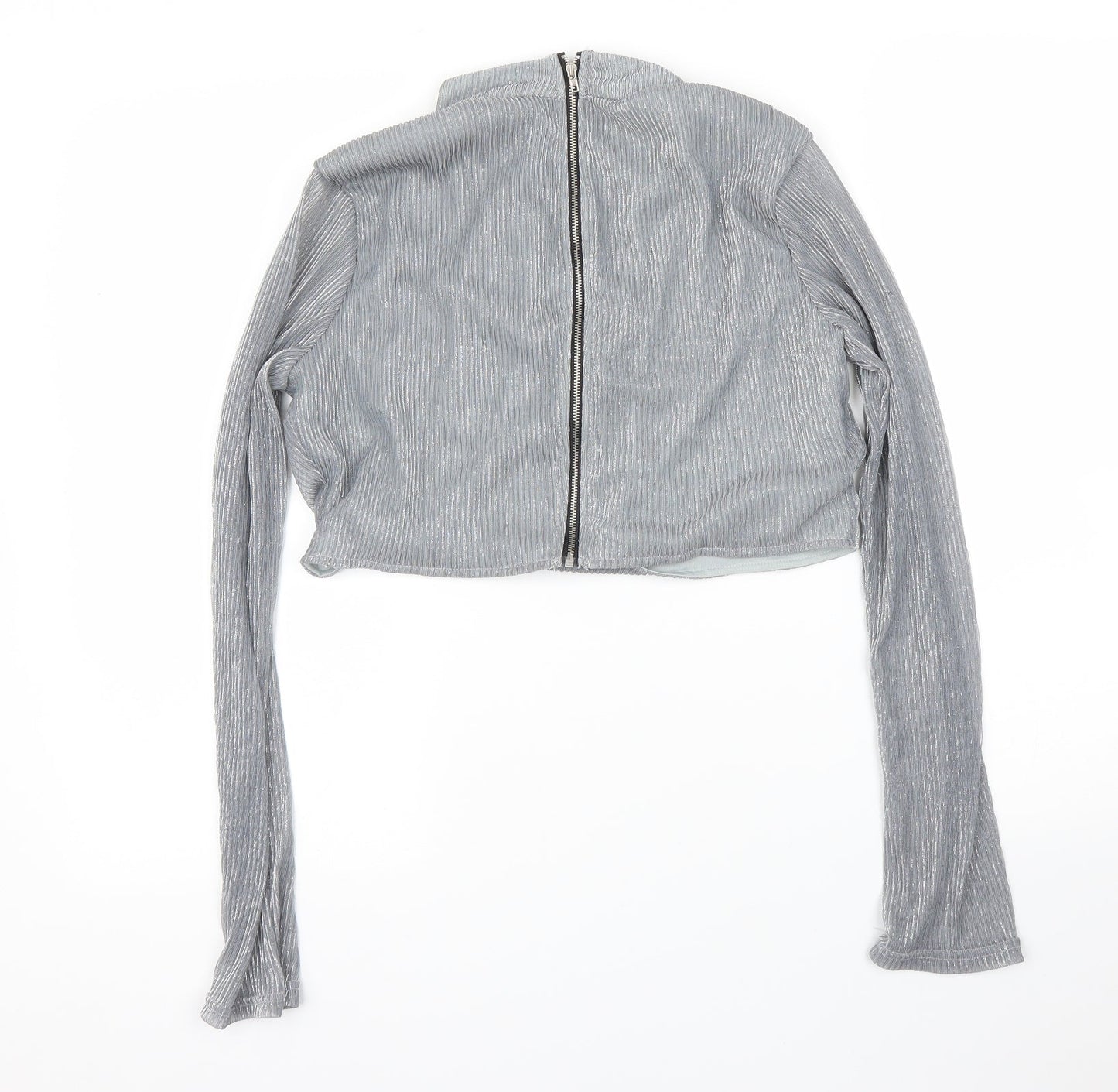 Love Other Things Womens Silver   Basic Blouse Size S
