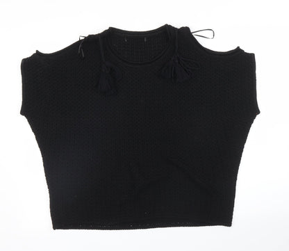 Next Womens Black   Pullover Jumper Size M