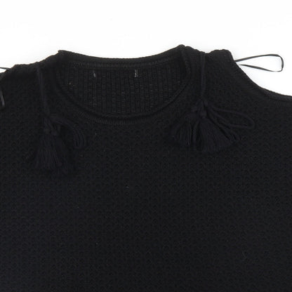 Next Womens Black   Pullover Jumper Size M