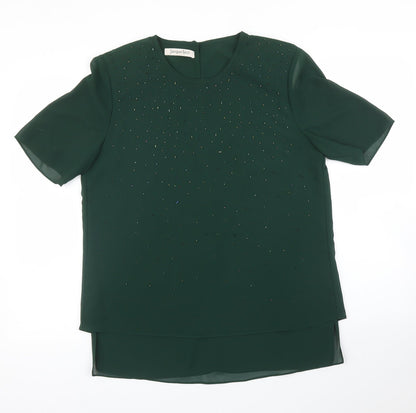 Jacqes Vert Womens Green   Basic Blouse Size 10