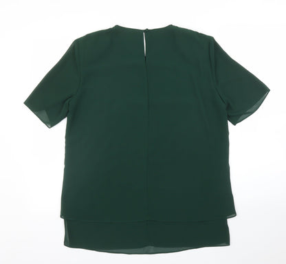 Jacqes Vert Womens Green   Basic Blouse Size 10