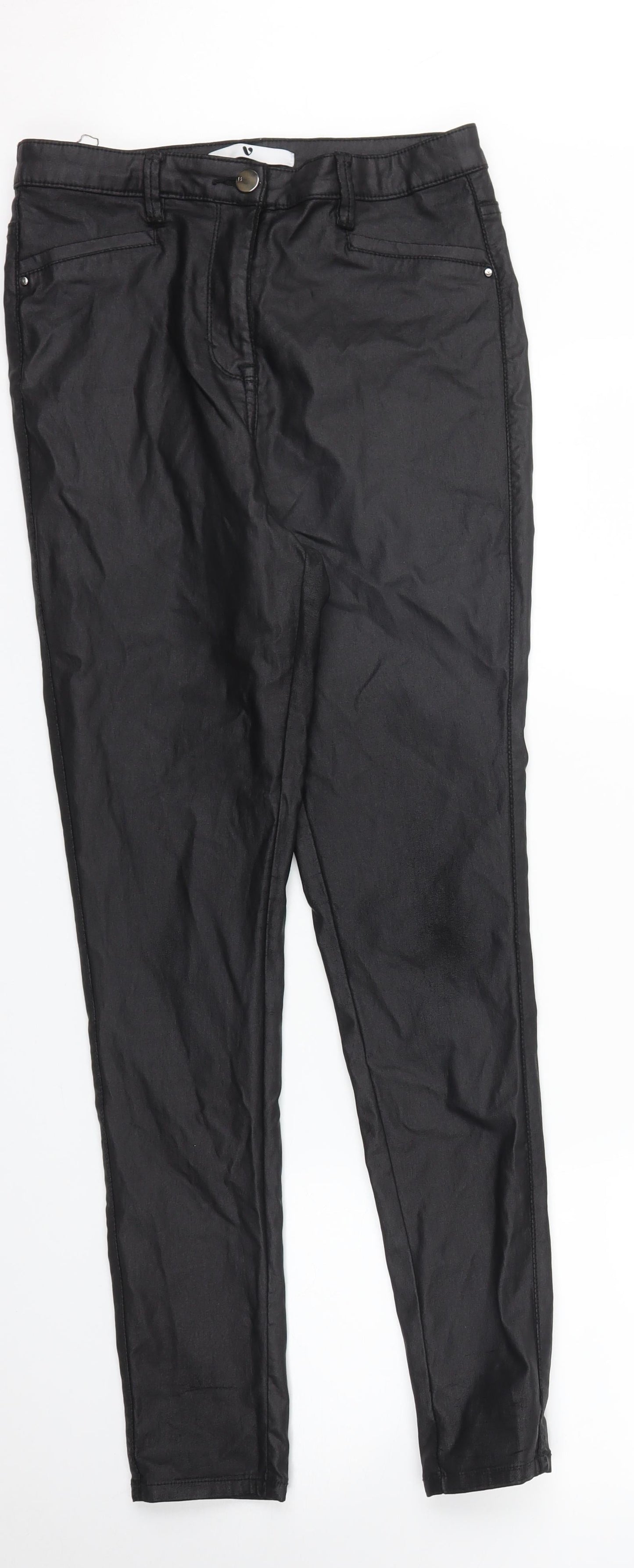 Very Womens Black   Carrot Trousers Size 12 L27 in