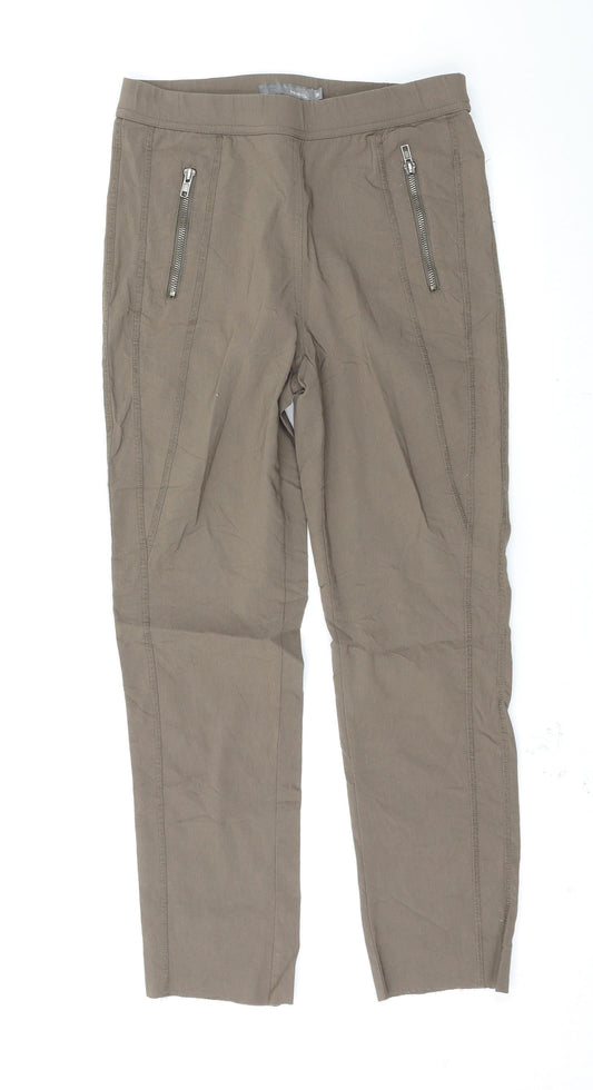 Mingel Womens Brown   Trousers  Size 10 L26 in