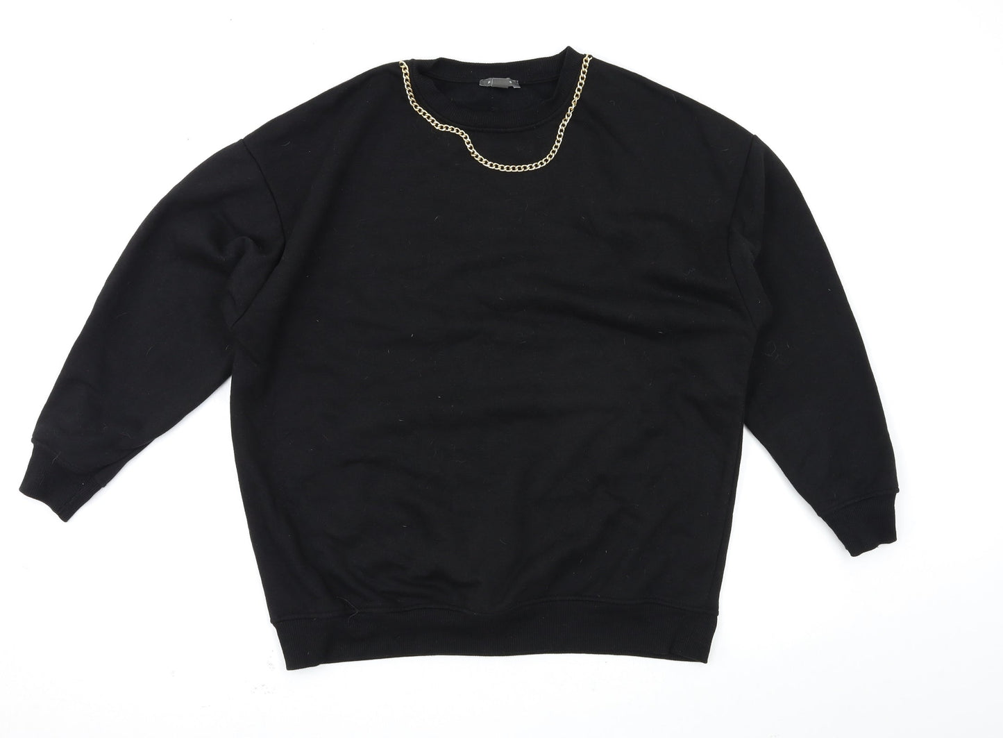 Primark Womens Black   Pullover Sweatshirt Size S