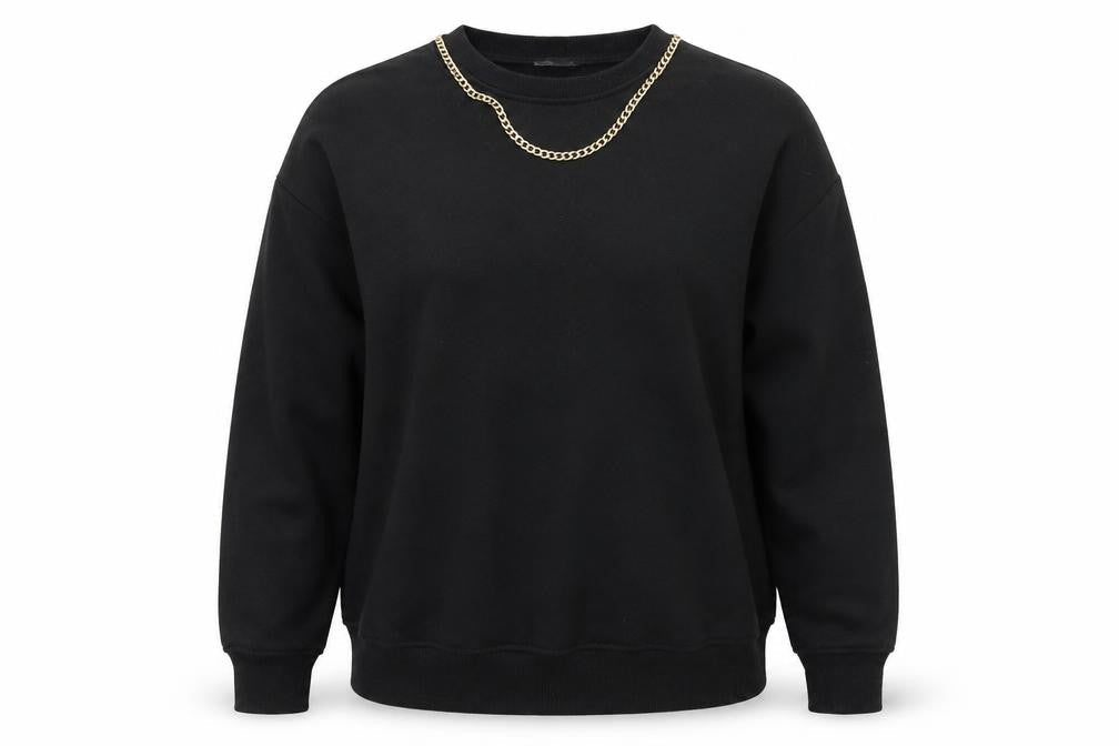 Primark Womens Black   Pullover Sweatshirt Size S