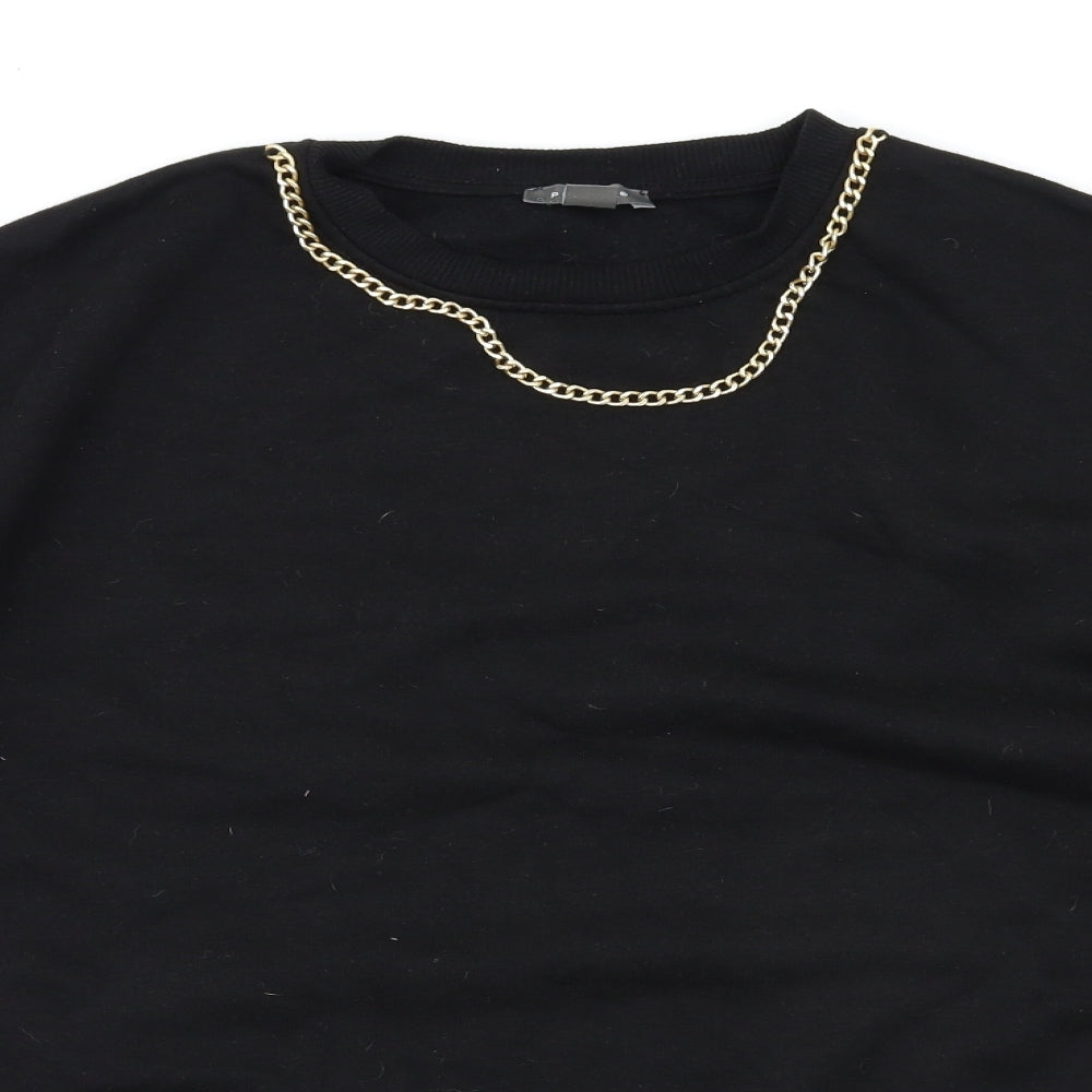 Primark Womens Black   Pullover Sweatshirt Size S