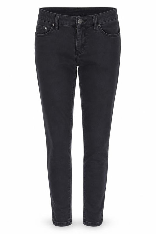 Denim & Co. Womens Black   Skinny Jeans Size 8 L31 in