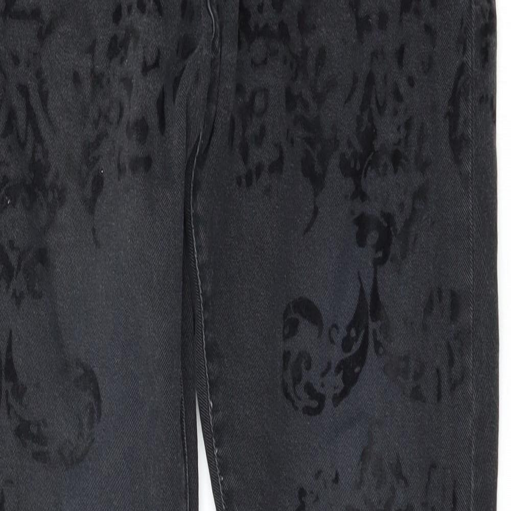 Leana Woman Womens Black   Straight Jeans Size 10 L28 in