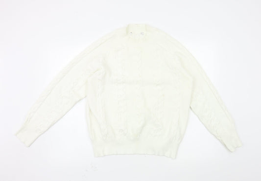 Very Womens White   Pullover Jumper Size 14