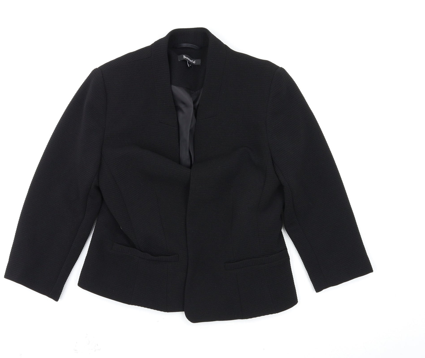 Bonmarché Womens Black   Jacket Blazer Size 10