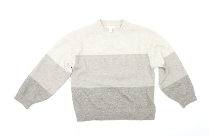 H&M Womens Beige   Pullover Jumper Size XS