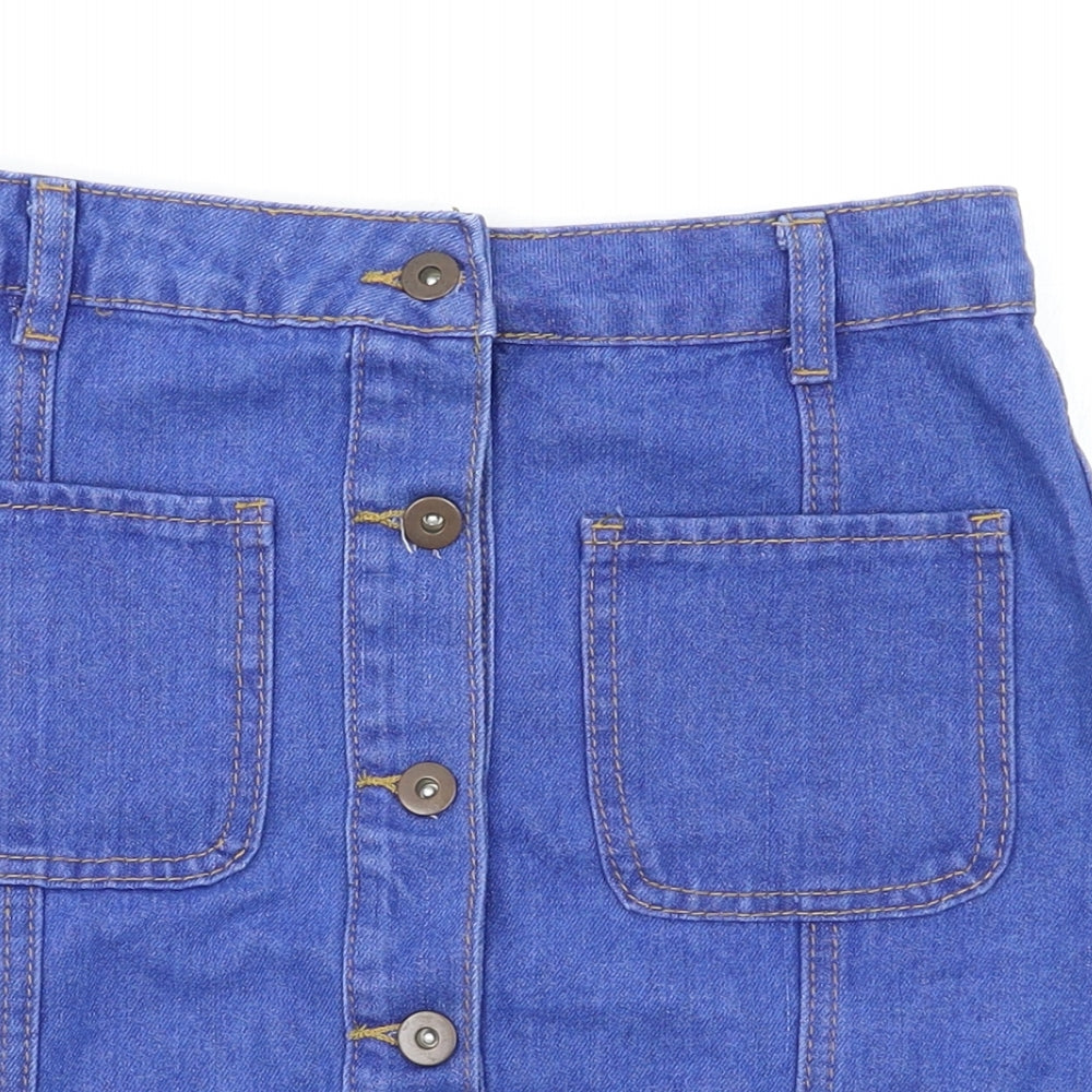 mrp  Womens Blue   Mini Skirt Size 8